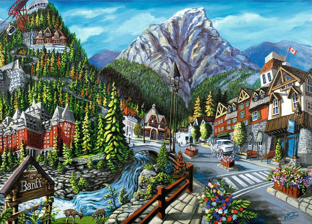 Welcome to Banff (1000 Piece Puzzle)