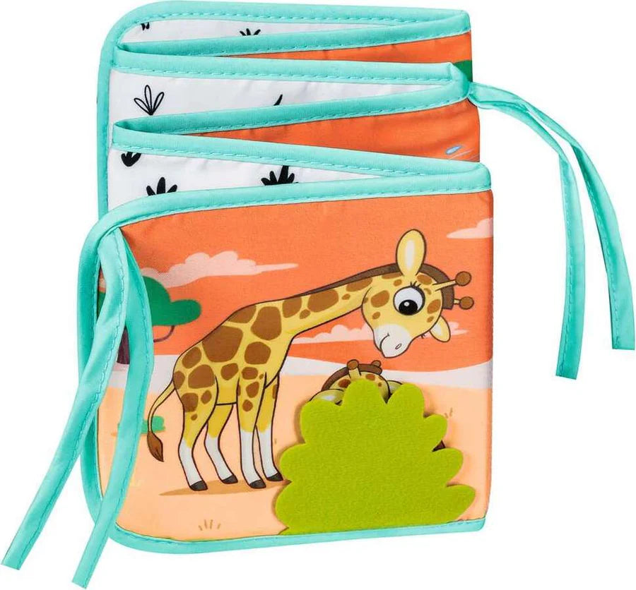 Play+ Wild Animals Tummy Time Book
