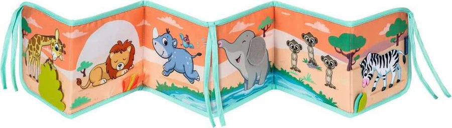 Play+ Wild Animals Tummy Time Book