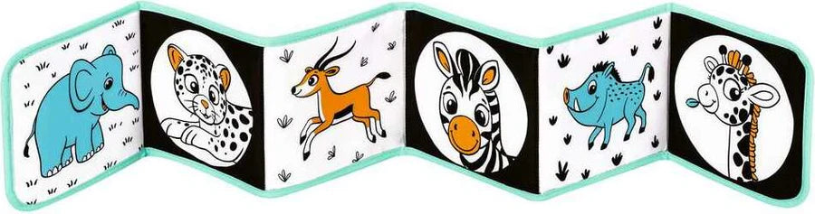 Play+ Wild Animals Tummy Time Book