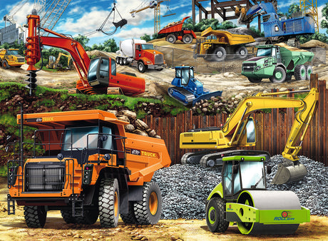 Construction Vehicles (100 pc Puzzle)