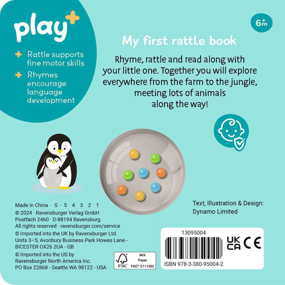 Play+ Ready Steady Shake First Animals Book