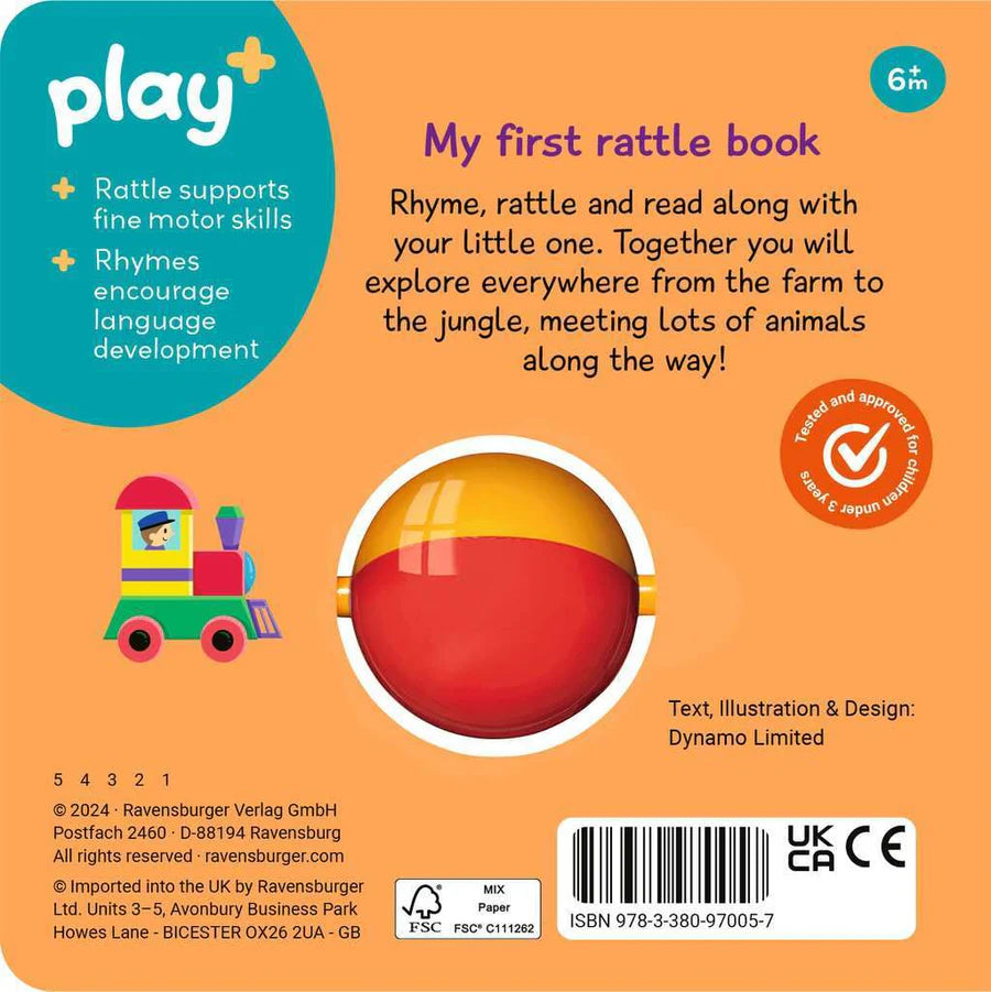 Play+ First Toys Book Ready Steady Shake Book