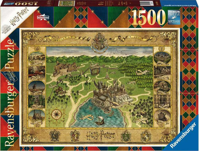 Hogwarts Map (1500 pc Puzzle)