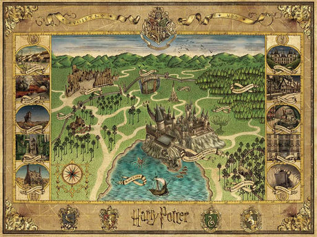 Hogwarts Map (1500 pc Puzzle)