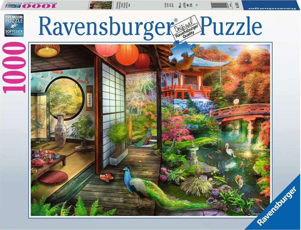 Kyoto Japanese Garden Teahouse (1000 pc Puzzles)