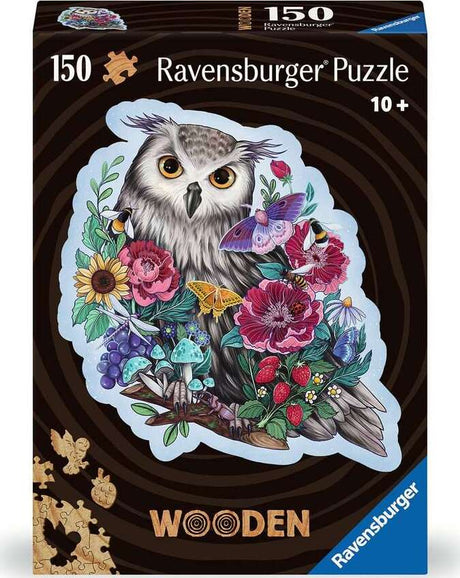 Mysterious Owl Shaped (150 pc Shaped Wooden Puzzles)