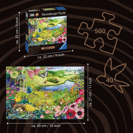 Nature Garden (500 pc Wooden Puzzles)