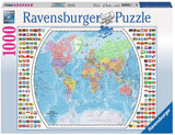 Political World Map  (1000 pc Puzzle)