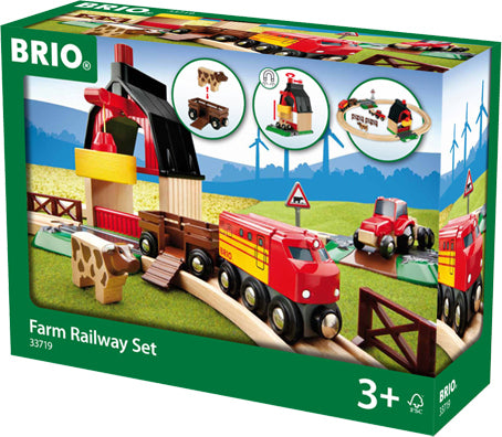 BRIO Farm Railway Set