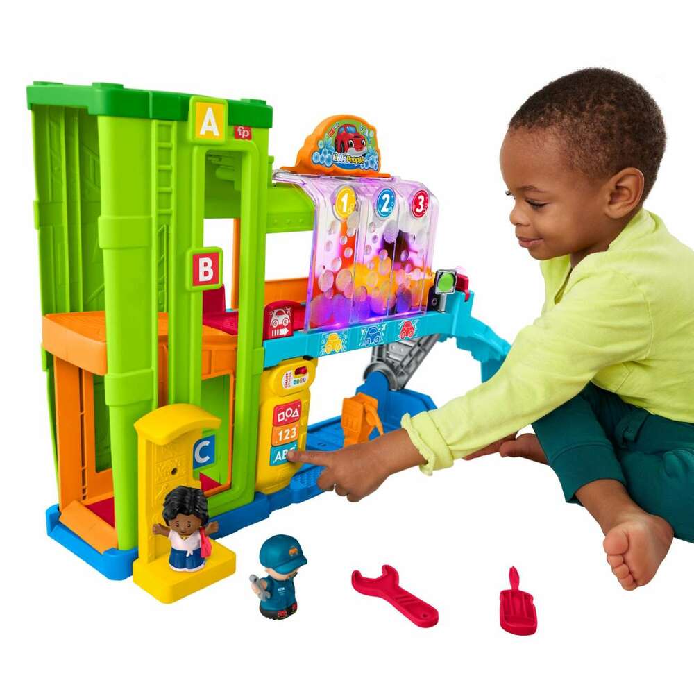 Little People® Light-Up Learning Garage