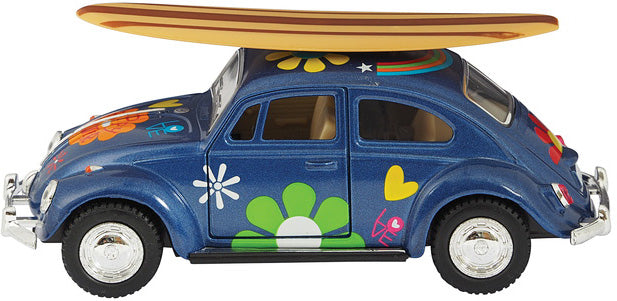 Die-cast 1967 Beetle with Surfboard (sold indivdually)
