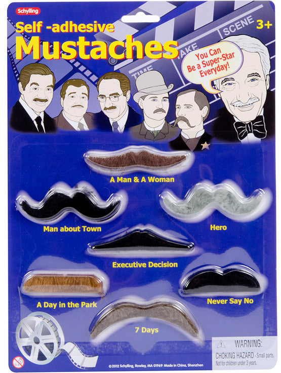 Mustaches Self Adhesive