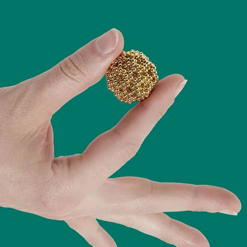 Luxe Gold Speks 432 Fidget Magnets