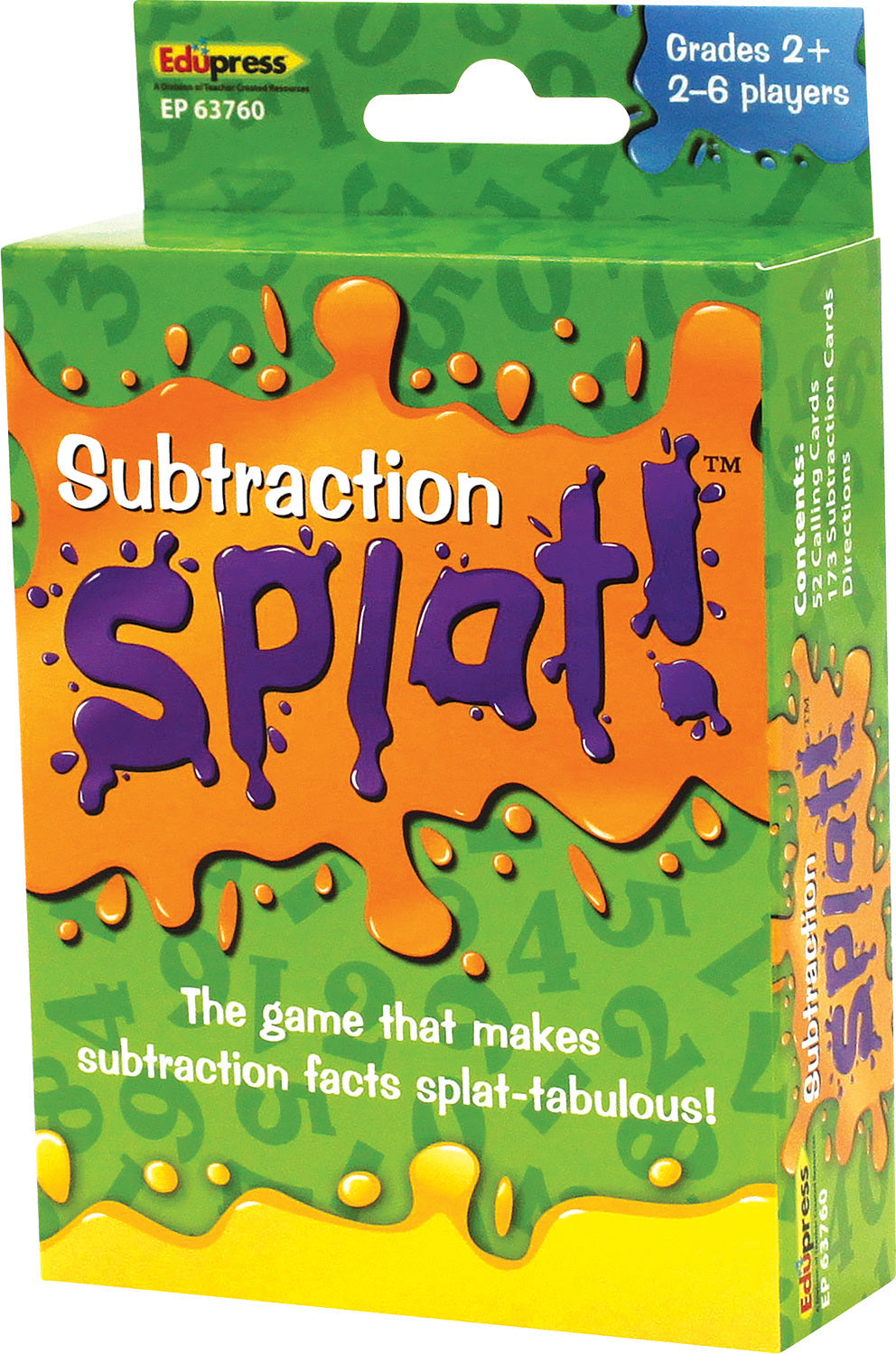 Splat Game: Subtraction