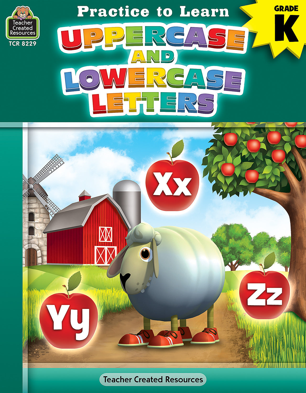 Practice To Learn: Uppercase And Lowercase Letters (Gr. K)