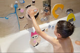 Silly Faces Bath Time Stickers!