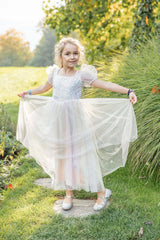 Rainbow Sherbert Sparkle Dress, Size 5/6
