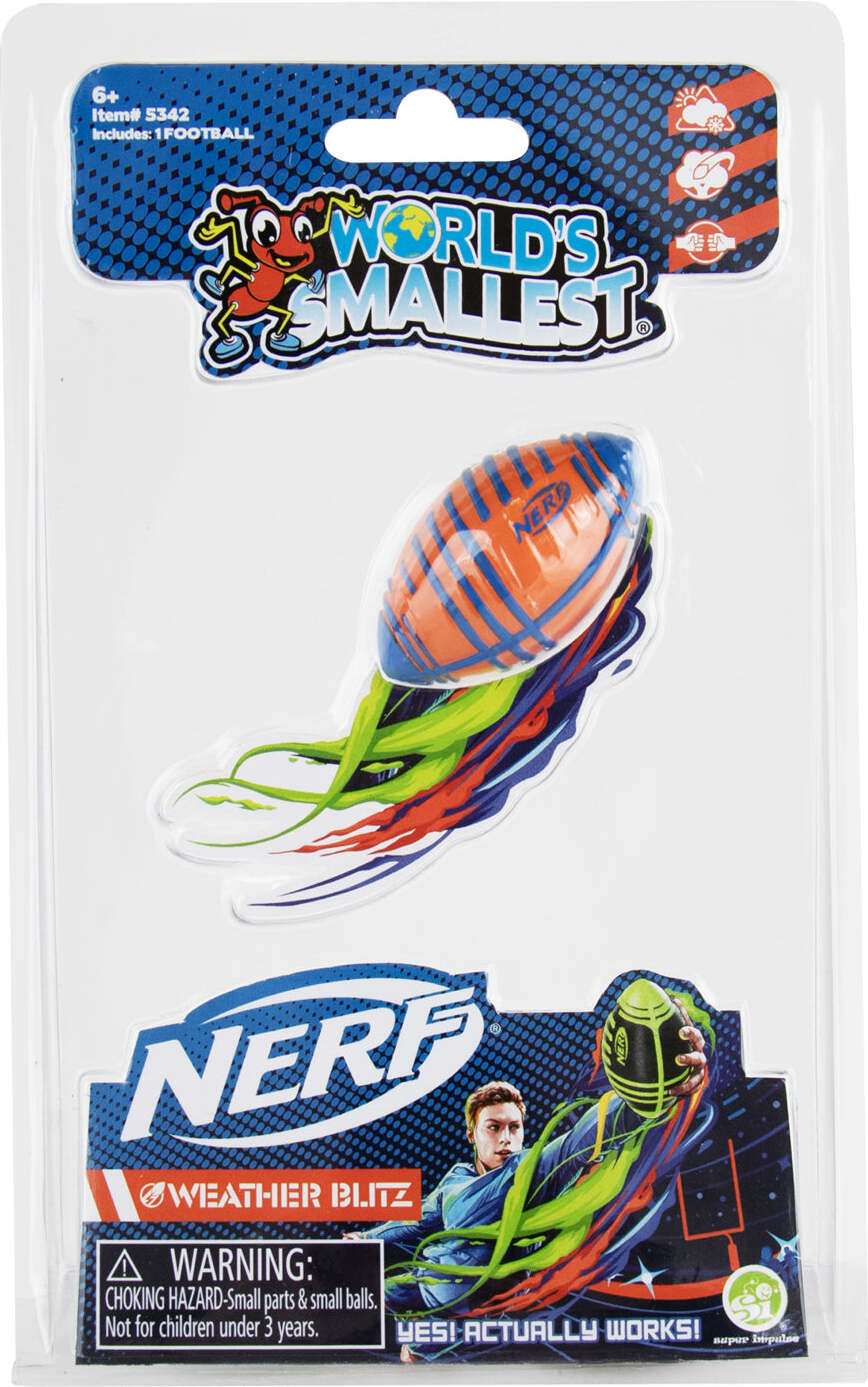 World's Smallest NERF Weather Blitz Football