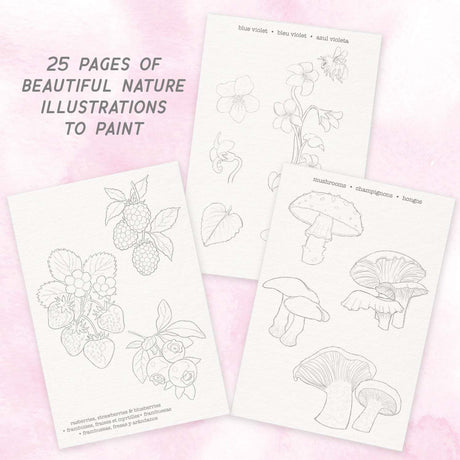 Watercolor Journal Forest Flora