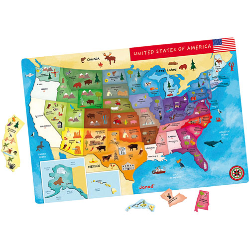 Magnetic USA Map