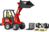 Bruder Schaeffer Compact Loader w Accessories