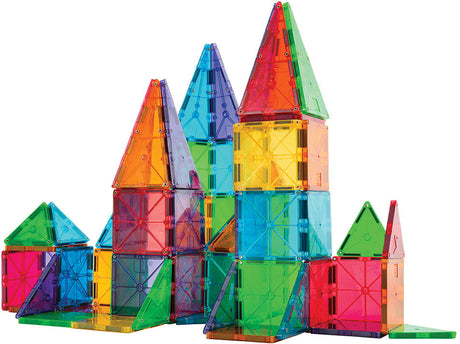 Magna-Tiles® Clear Colors 100 Piece Set