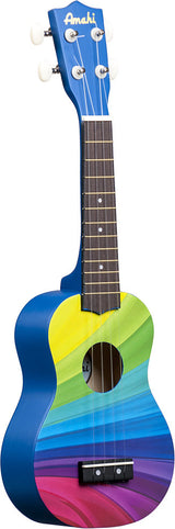 Rainbow Wave Ukulele