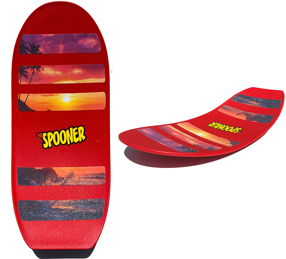 Red Freestyle Spooner Board