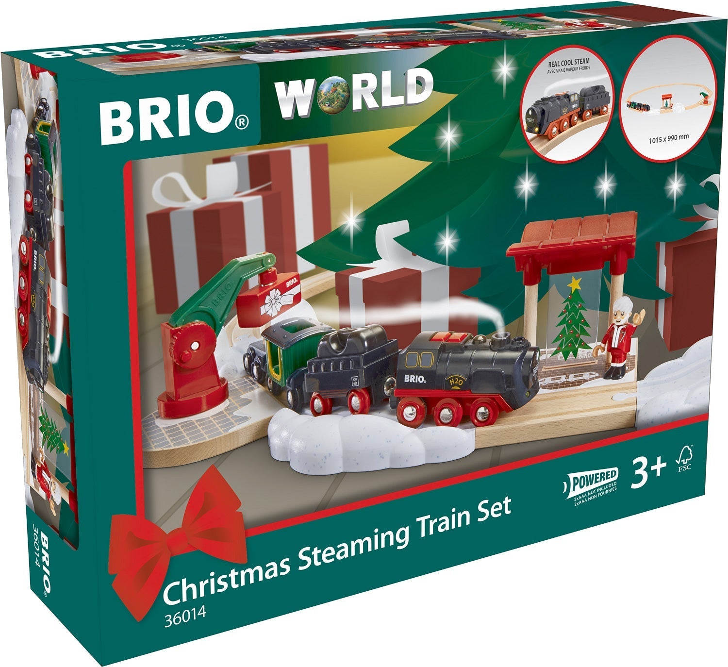 BRIO Christmas Steaming Train Fun Stuff Toys