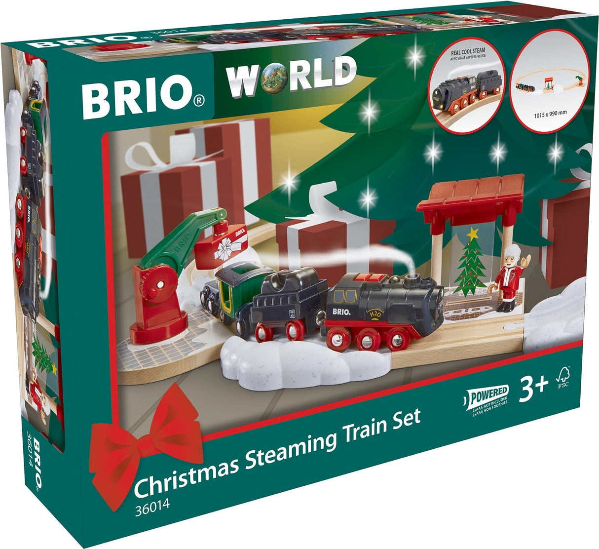 BRIO Christmas Steaming Train