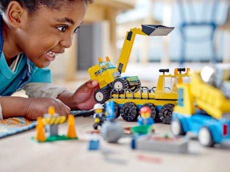 LEGO® City Construction Trucks and Wrecking Ball Crane