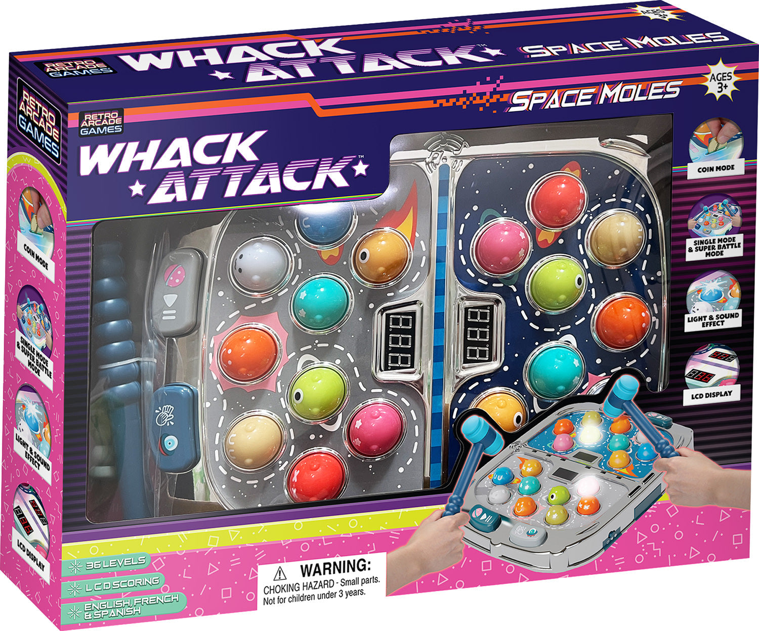 Whack Attack Space Moles Game – Fun Stuff Toys