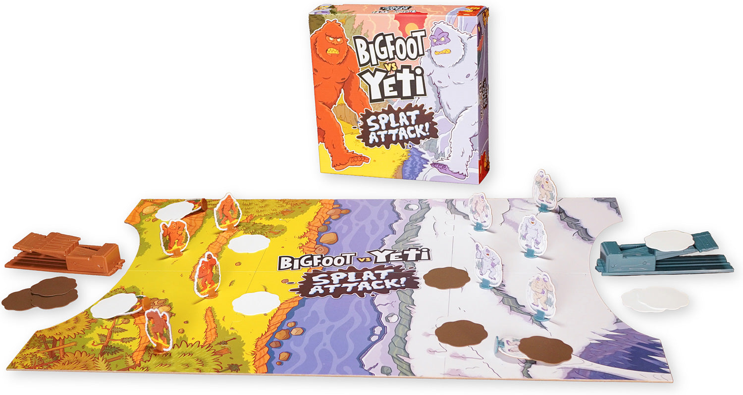 Bigfoot vs Yeti Splat Attack Game – Fun Stuff Toys
