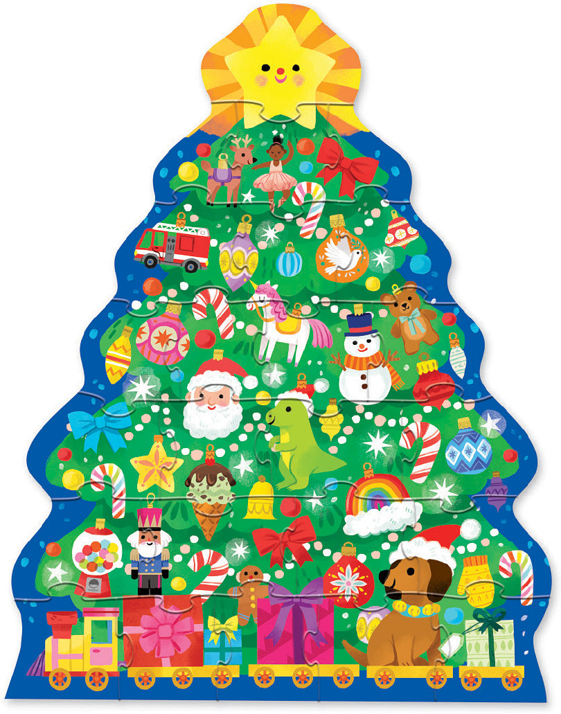 24 pc Christmas Tree Puzzle – Fun Stuff Toys