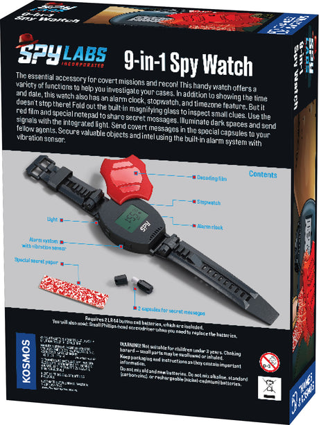 Spy Labs: 9-in-1 Spy Watch