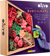 OKTO Sensory Art Wood & Craft Succulents Passion