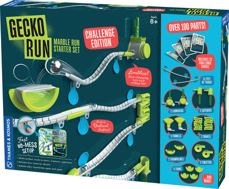Gecko Run Marble Run: Challenge Edition