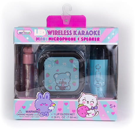 LED Wireless Karaoke Mini Microphone & Speaker