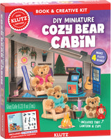 KLUTZ DIY Miniature Cozy Bear Cabin