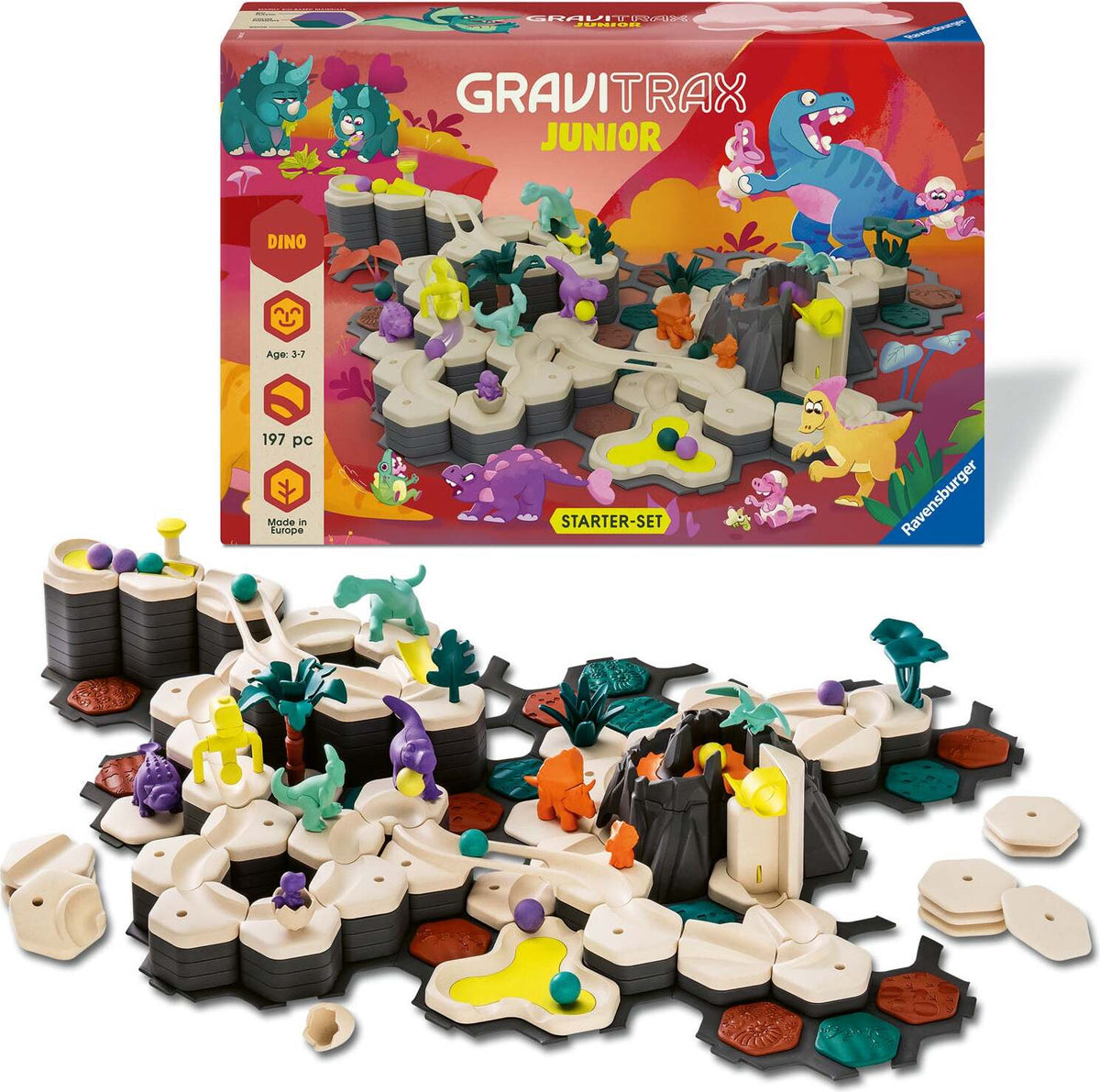 GraviTrax Junior Dino 197 pc Starter Set