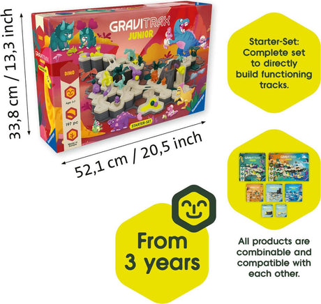 GraviTrax Junior Dino 197 pc Starter Set
