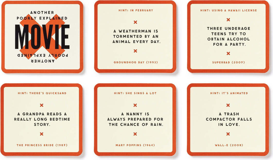 Poorly Explained Movies Card Game