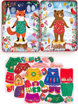 Mudpuppy Merry Woodland Magnetic Dress-Up Set