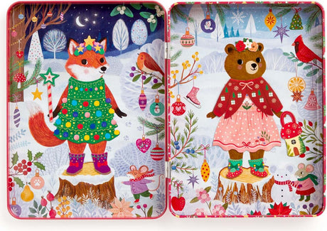 Mudpuppy Merry Woodland Magnetic Dress-Up Set