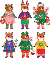 Mudpuppy Merry Woodland Magnetic Dress-Up Set