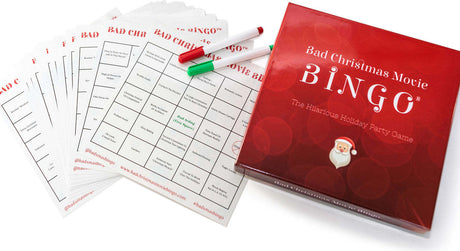 Bad Christmas Movie Bingo Party Game