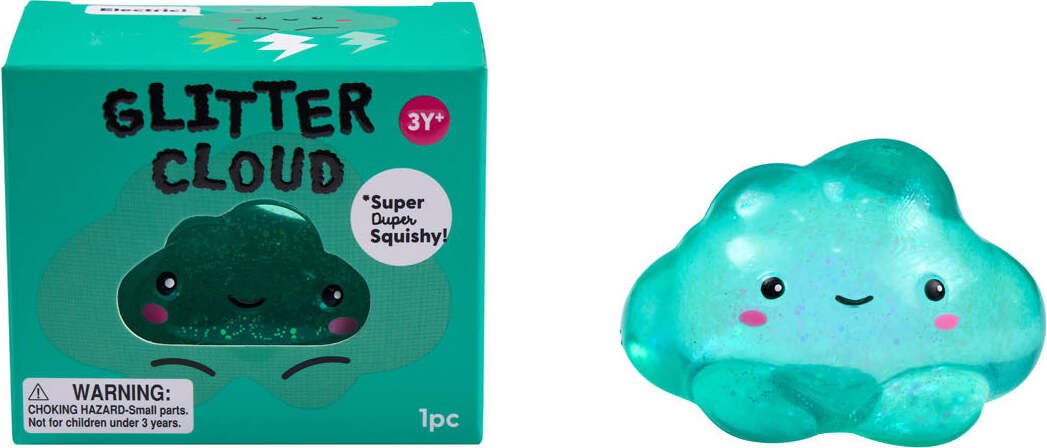 J'adore Glitter Cloud Squishy