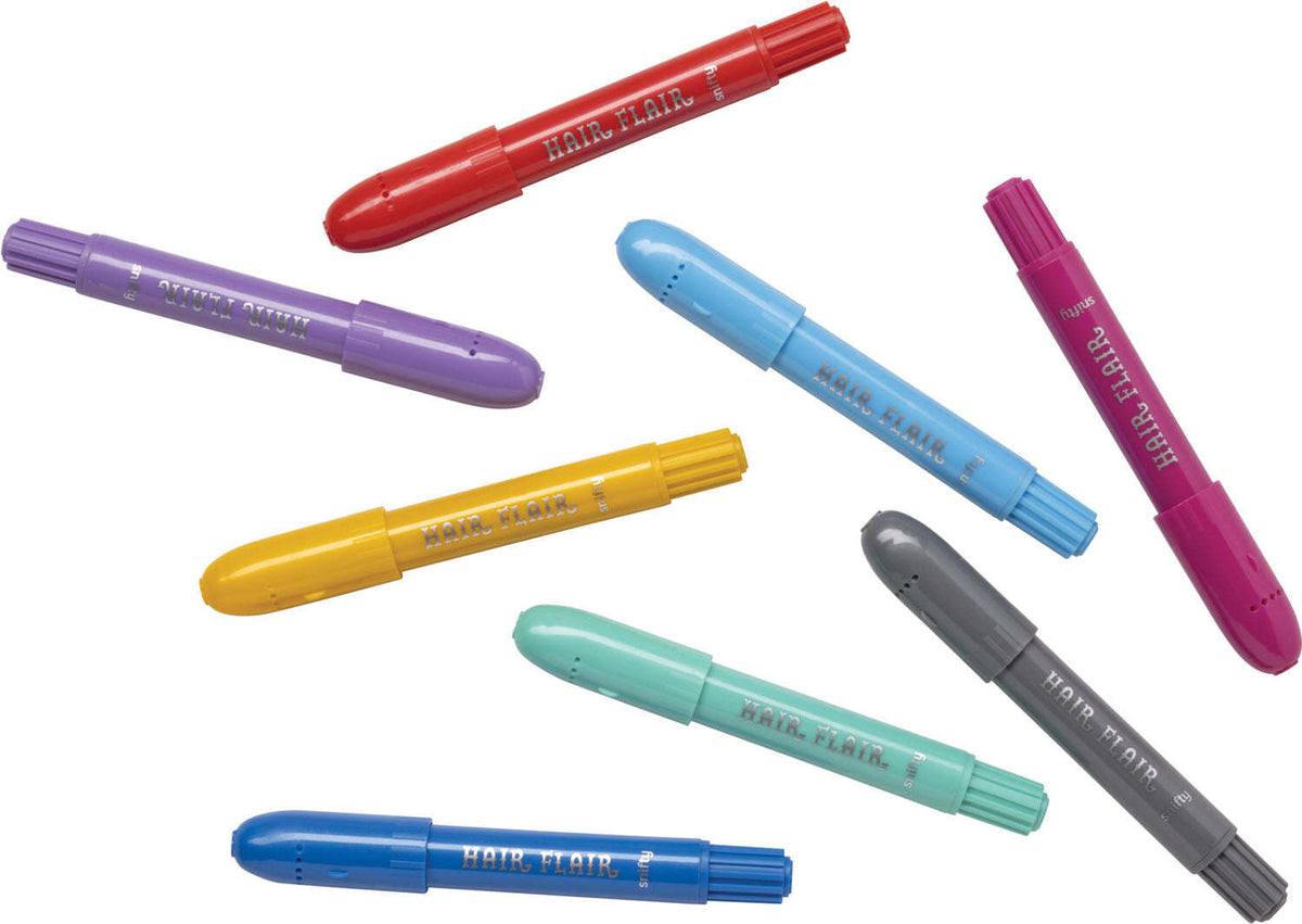Metallic Hair Flair 8 Hair Shimmery Color Gel Sticks