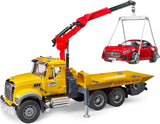 Bruder MACK Granite Tow Truck with Roadster